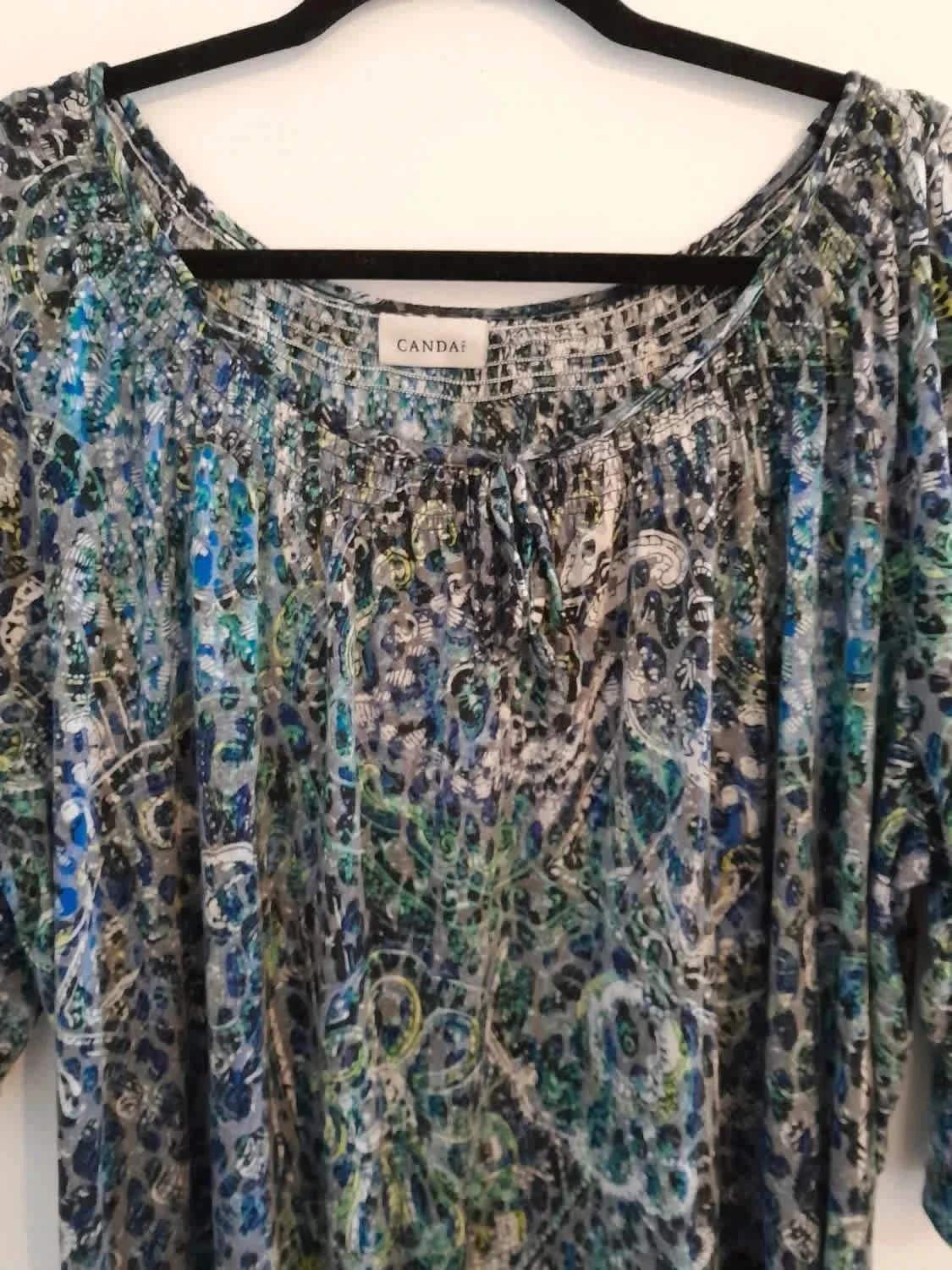 Blusa feminina, estampada, tamanho 56/58, Marca C&A - Canda – photo 2